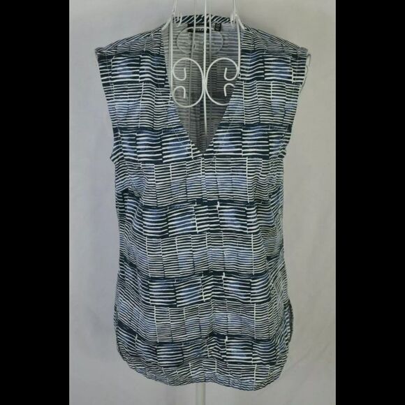 KATE SPADE SATURDAY V-NECK SLEEVELESS xs BLOUSE - Picture 1 of 7